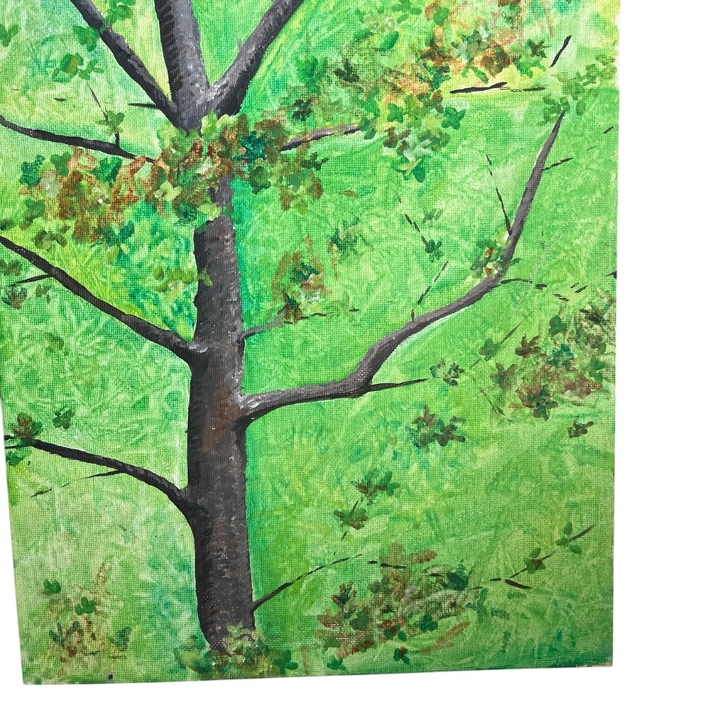 Vibrant Tree Original Art - Acrylic on Canvas - Picture 2 of 4